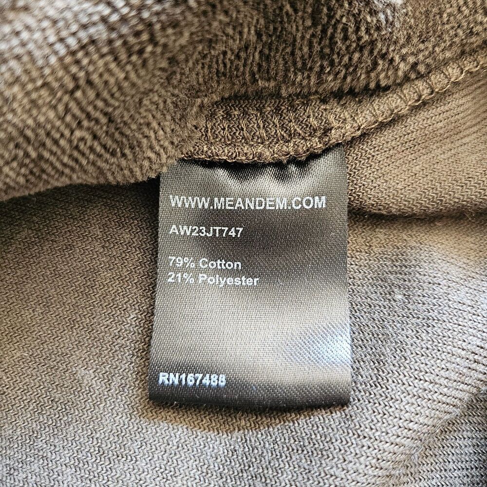 ME+EM Green Velour Track Suit 1/4 Zip Pullover US 8 & Pull on Joggers US 10 - Picture 8 of 11